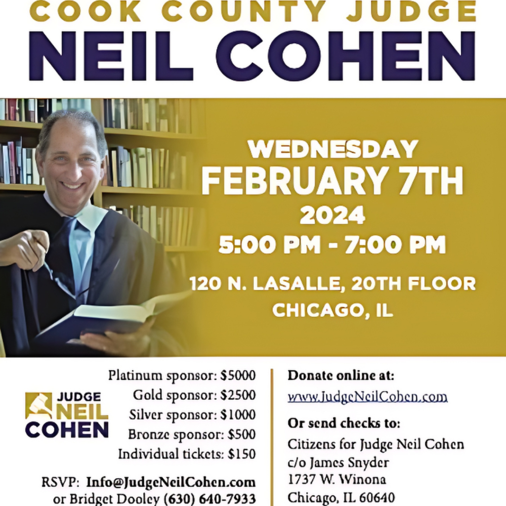 Fundraising Event for Judge Cohen | The Law Office of David Hyde | Business Lawyer Near Me